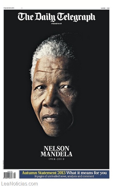 nelson mandela daily telegraph