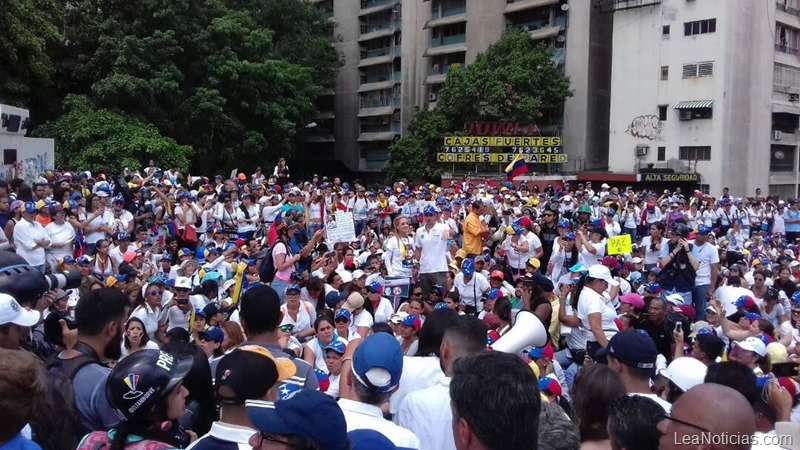 Las valientes mujeres venezolanas marcharon contra la represión de la dictadura