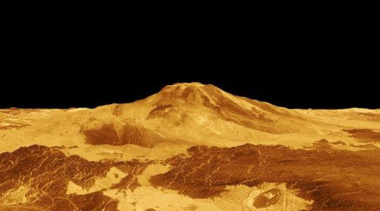 Hallan un volcán activo de 2,2 kilómetros cuadrados en Venus